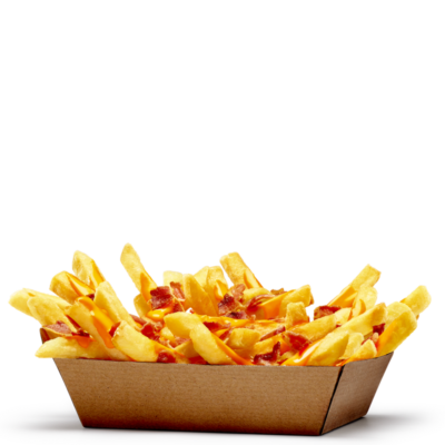 King fries cheese and bacon