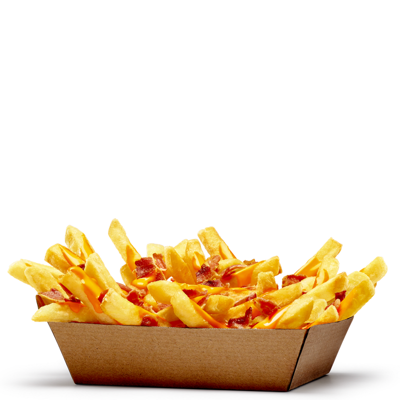 King fries cheese and bacon